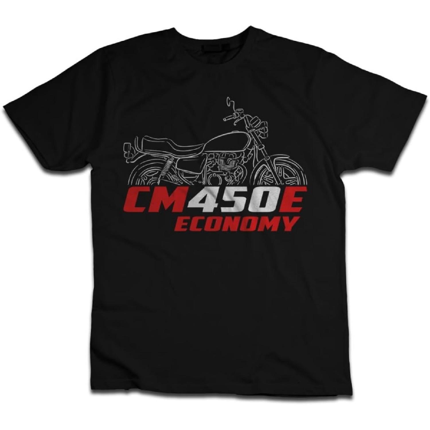 for CM450A_C_E_T 1982-1983 Fans, Stylish Biker T-Shirts with Motorcycle-Inspired Design S