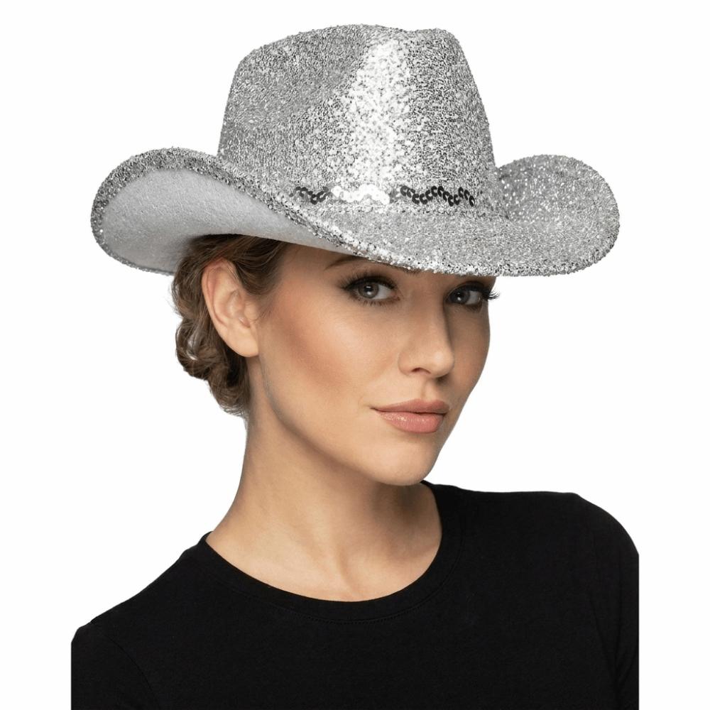 Sequin Bowler Hat Glitter Cowgirl Hat Cool Western Cowboy Hat Women