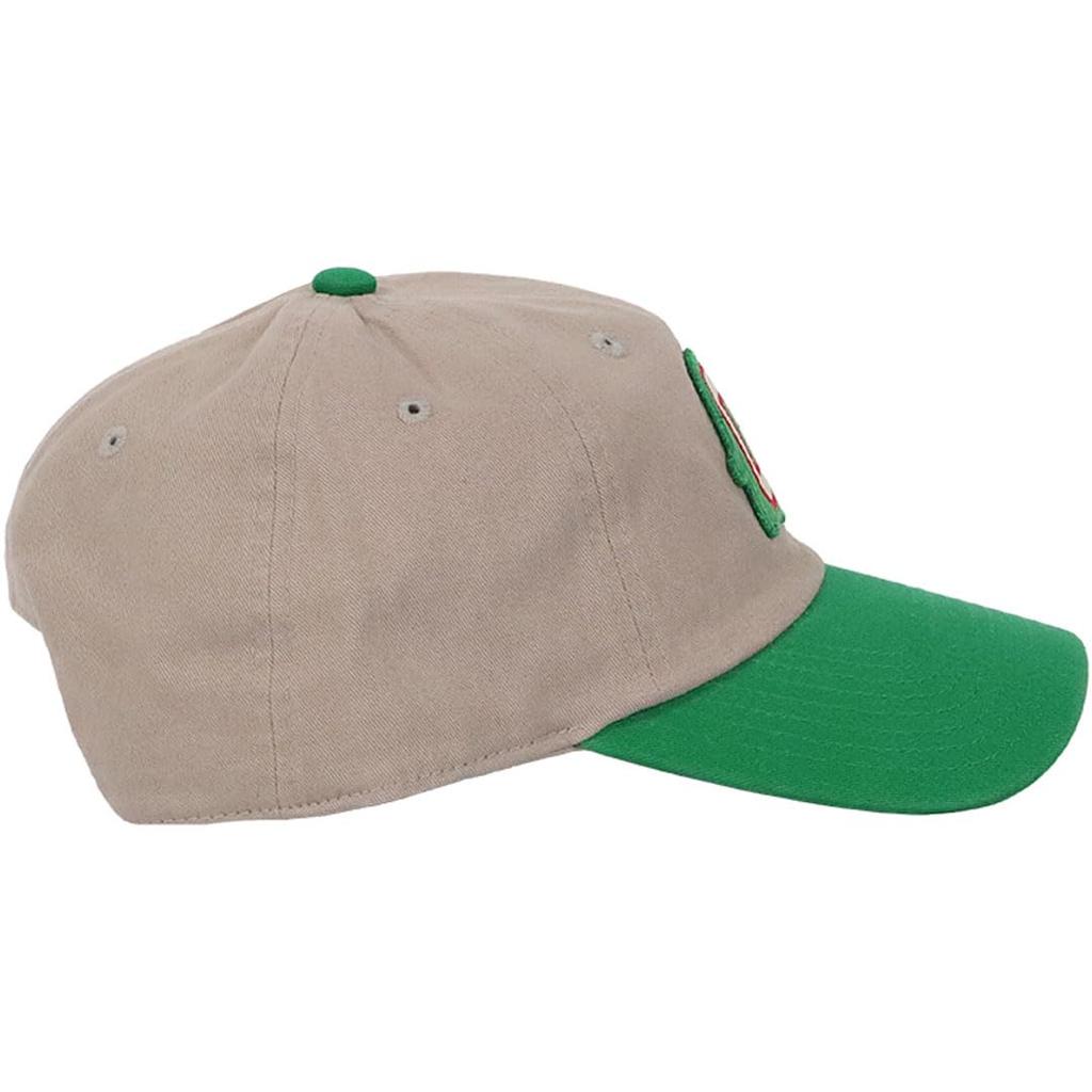 American Needle Oakland Oaks PCL Logo Cap, Men's/Women's Minor League Baseball Low Cap, Unisex, Gray/Kelly Green