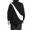 Nike Kurtka polarowa sherpa dwustronna Big Swoosh Edycja Zimowa Damska Kurtka Czarna CI8938-010