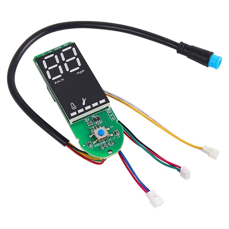 Electric Scooter Dashboard Circuit Board Featuring Screen Cover Digital Display Dashboard Simple Install for MAX 30