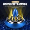 1set Car Solar Rocket Aromatherapy Car Rotating Aromatherapy Creative Purifying Air Freshene Car Perfume Decoration Accessories