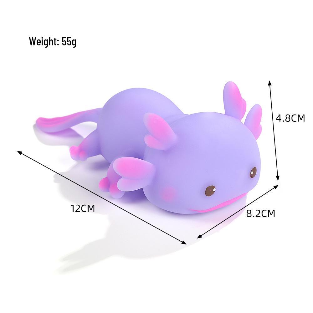 Octagonal Salamander Cartoon Squeeze Toy: Creative Slow Rebound Stress Ball for Kids