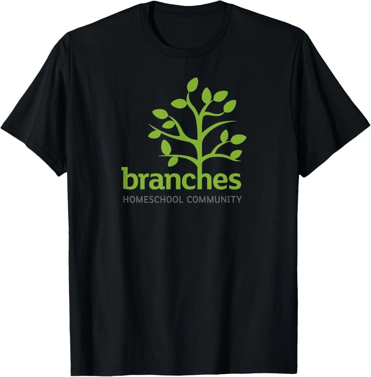 Branches Homeschool Green Logo Tee Gift Unisex T-Shirt 2XL