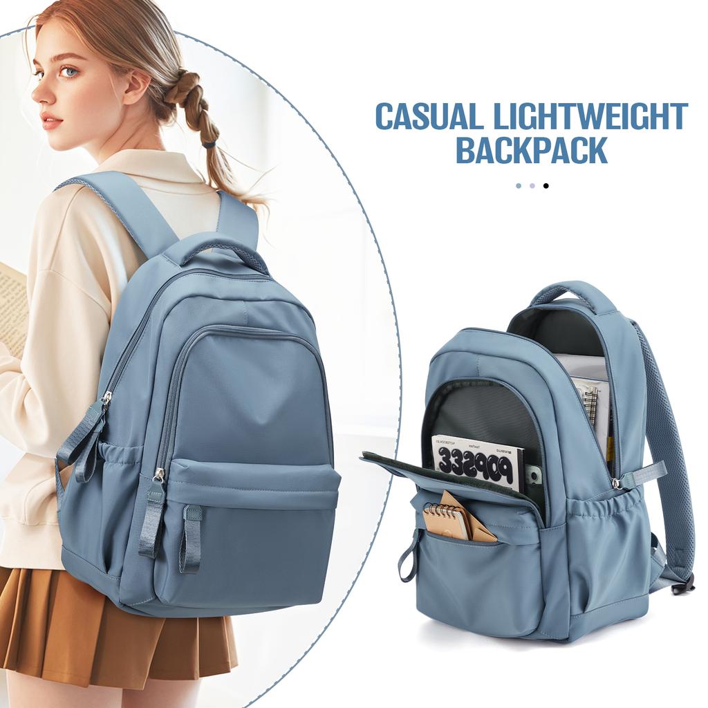 Large Capacity School Backpack, Lightweight City Daily Commuting Backpack for Men Women's Casual Backpack, Youth Laptop Backpack