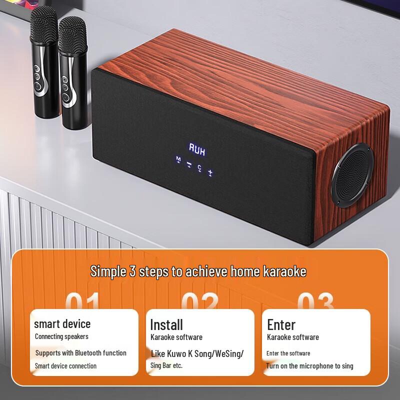 Soaiy SA-F8 Home KTV Amplifier Speaker System CN plug (adapter included)