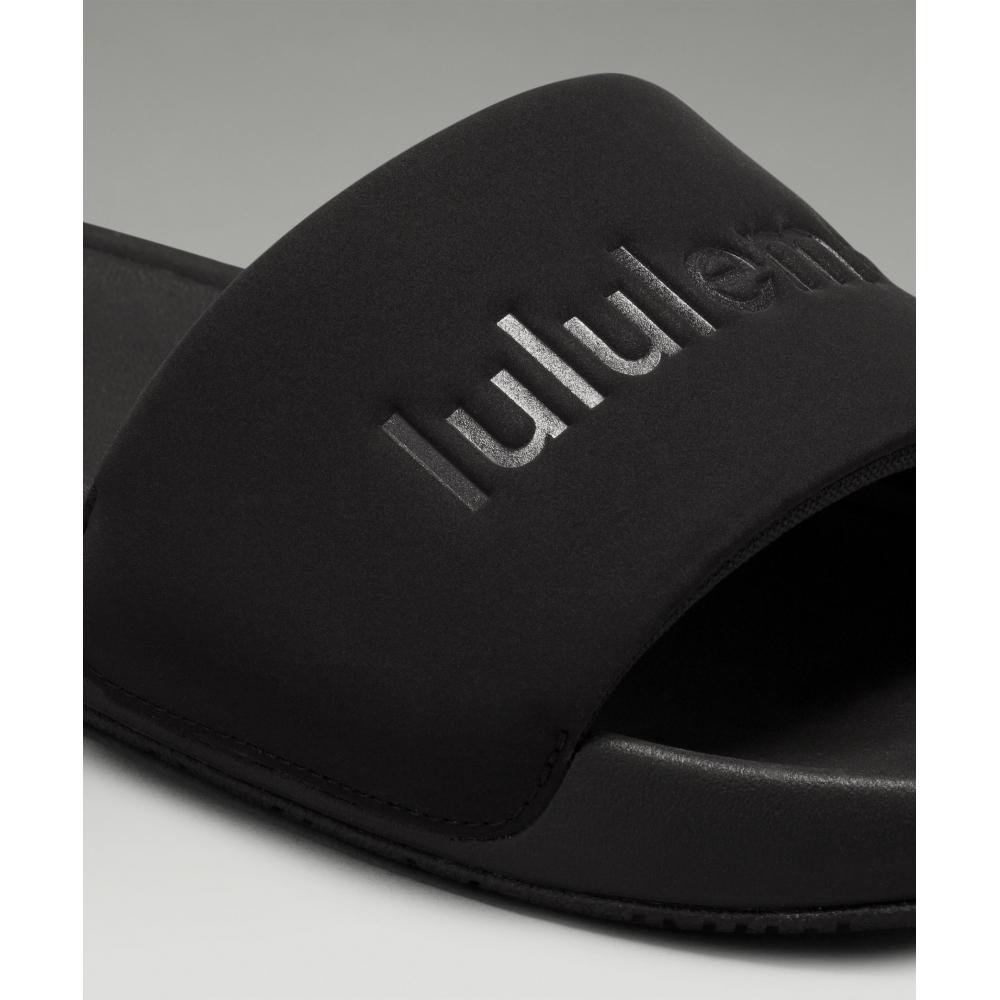 Lululemon Women S reStfeel Slide  Graphic Black Black Black