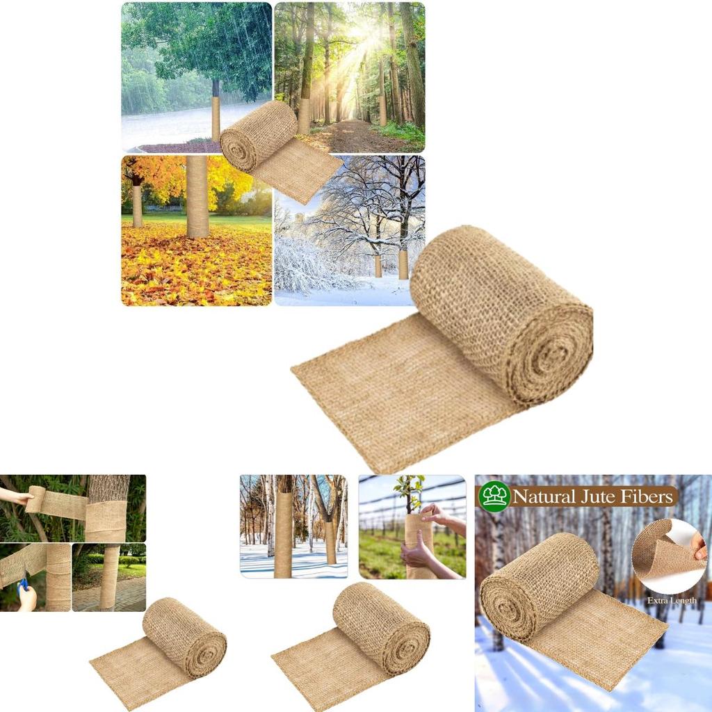 Premium Natural Burlap Tree Protector Roll Versatile Plant Wraps For Tree Protection And Support