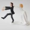 Funny Bride and Groom Figurines Romantic Marry Figurine Cake Toppers Dolls  Marry