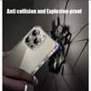 Silicone Clear Phone Case For iPhone 16 17 15 11 12 13 Pro Max 14 7 8 Plus 12 Mini X Xs Xr 16E 17 Air Transparent TPU Soft CoverHD Glass
