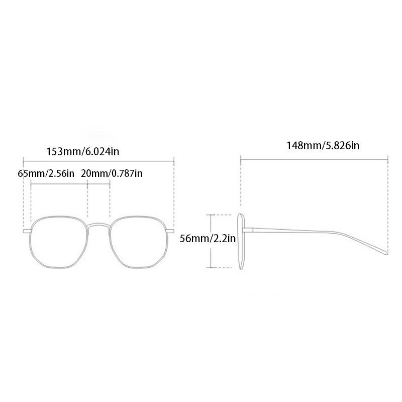 2PCS Oversized Rectangle Sunglasses Women Fashion Double Bridge Glasses Male Fashion Driving Sunglasses