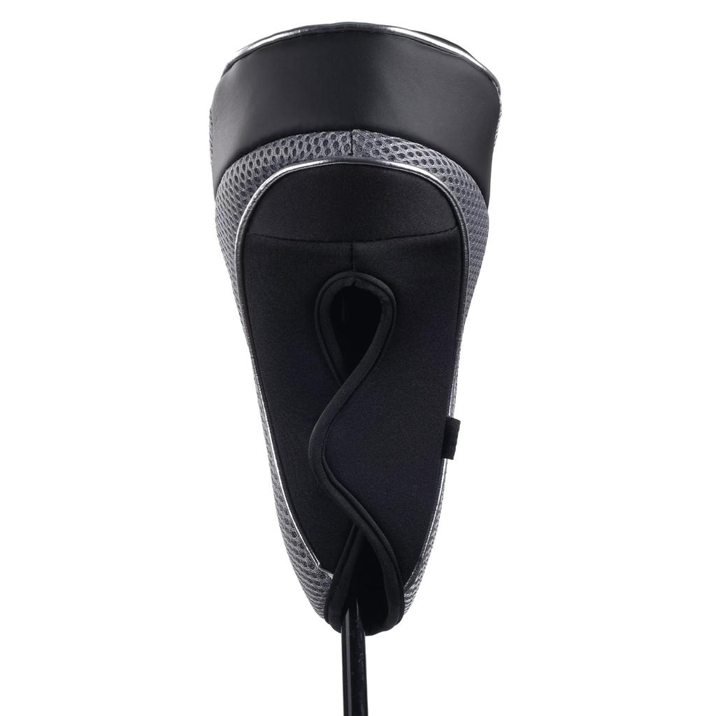 Andux Golf 460cc Driver Fairway Wood Club Headcover Hook & Loop Set of 3 (MT/MG10) (Gray)