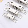 1Pcs Closet Tension Latch Bead Lock Double Spring Steel Ball Brass Copper Door Bumper Damper Buffer 40/50/60/70mm Door Catch
