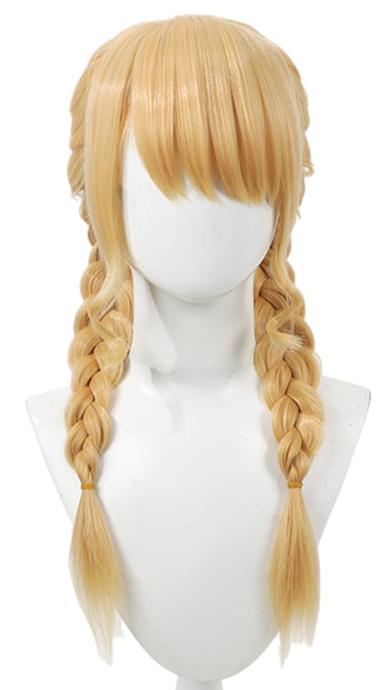 

Аксессуар для косплей-костюма с сеткой для парика, термостойкий парик, для вечеринок, мероприятий, фотосессий, (желтый)