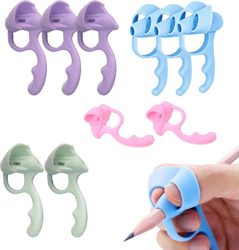 1Pcs Kids Silicone Pen Grip - Ergonomic Pencil Holder Posture Corrector for Children, Writing Aid Tool Set