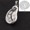 Copper Pendant Necklace Men Women Hollow Carved Buddha Charm With Chain Ethnic Style Spiritual Jewelry