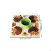 Hedgehog Matching Game Printed Wooden Tabletop Board Cartoon Peg Toy for Children, Kids