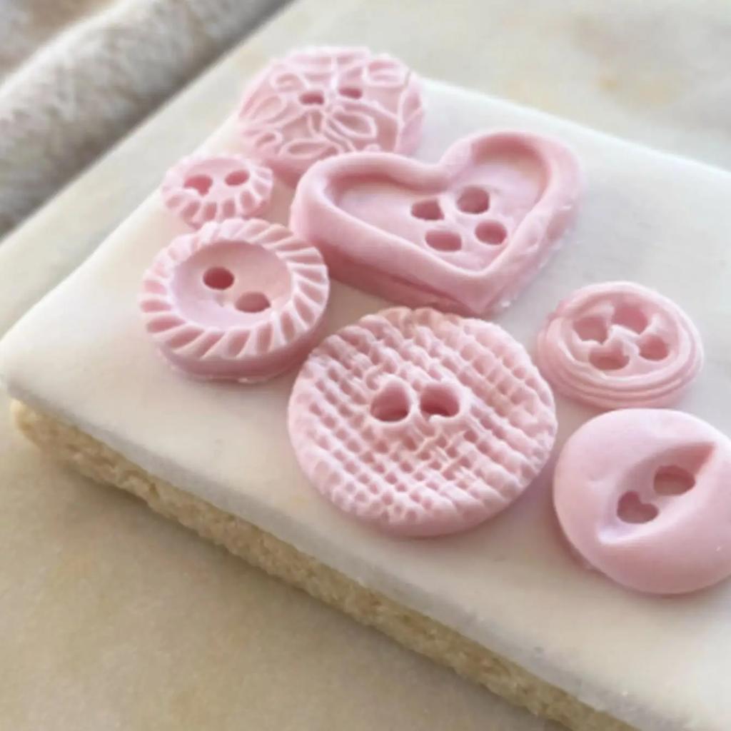 1pc-HOT Selling Button Cake Mold Silicone Baking Tools Kitchen Accessories Decorations For Cakes Fondant Mould