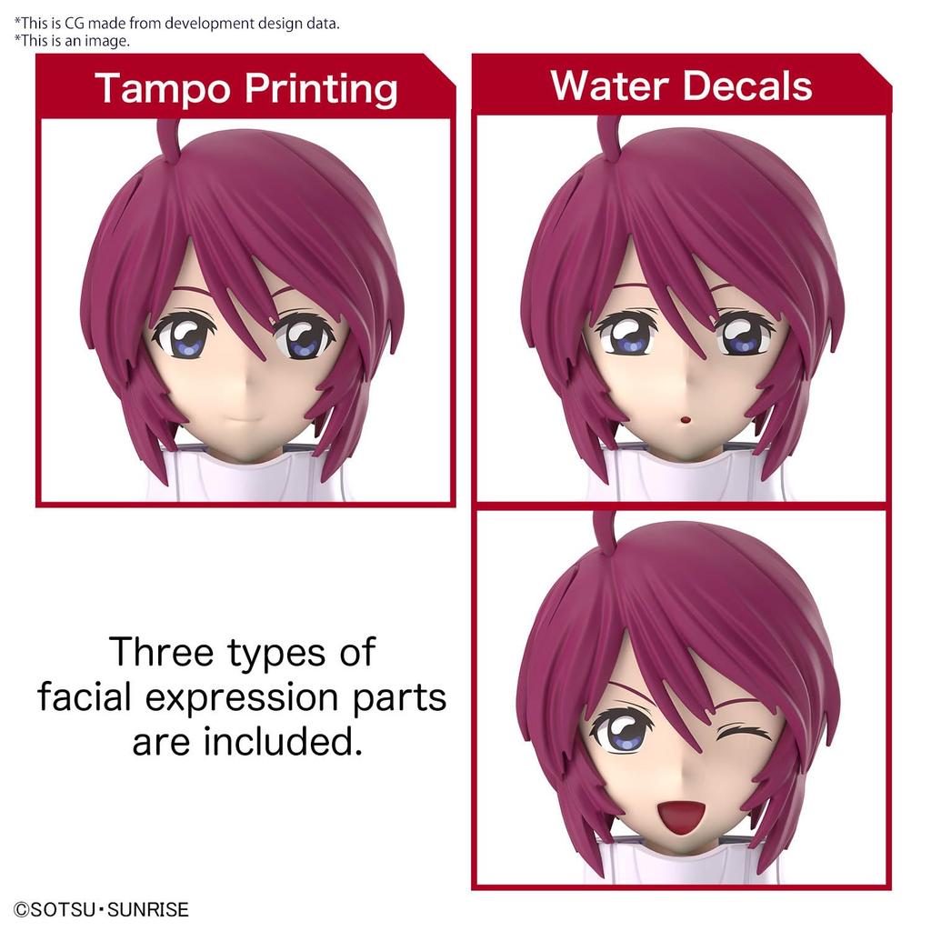 Standard Mobile Suit Gundam SEED DESTINY Lunamaria Hawke Plastic Model Figure-rise Pre-Colored