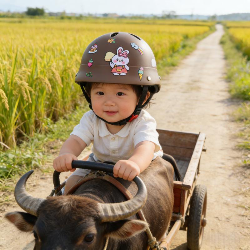 

3C Certified Adjustable Safety Helmet for Kids (0-6 Years) - Lightweight & Breathable for Scooters Toddler Version 0-6 Years