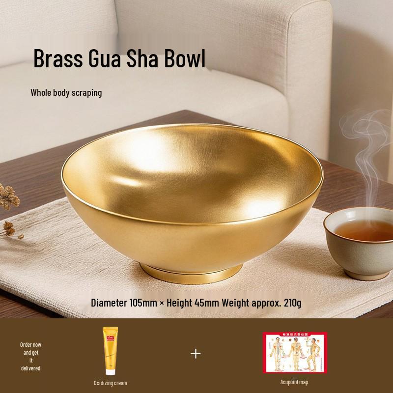 Divine Brass  Copper Gua Sha Tool for Body, Neck  Shoulders