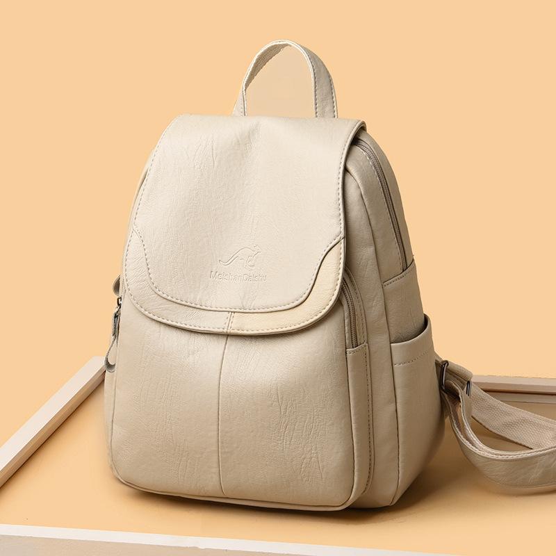 Large Capacity Travel Back Pack Rucksacks Mochila Women Backpack Female Leather Bagpack for Girl Ladies Sac A Dos School Bags