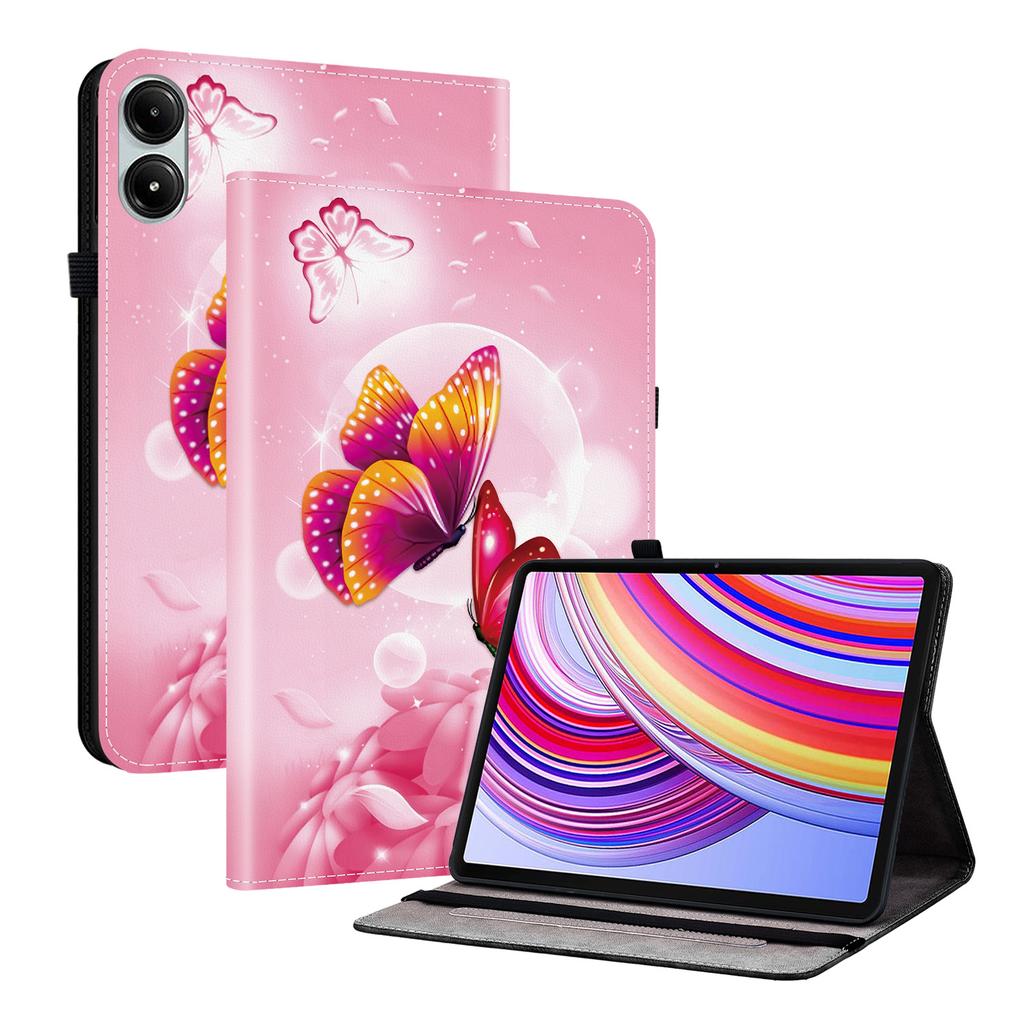 PU Leather Tablet Case for Xiaomi Poco Pad - 11 Styles! Durable, with 2 Stand Slots, Pencil Holder & Card Slots, Flexible TPU Back Cover