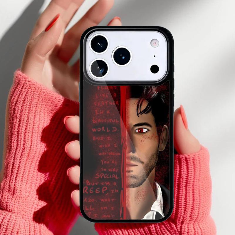 American TV Lucifer Phone Case for iPhone 17 16 15 14 13 Pro Max Back Cover for 12 11 Pro Coque