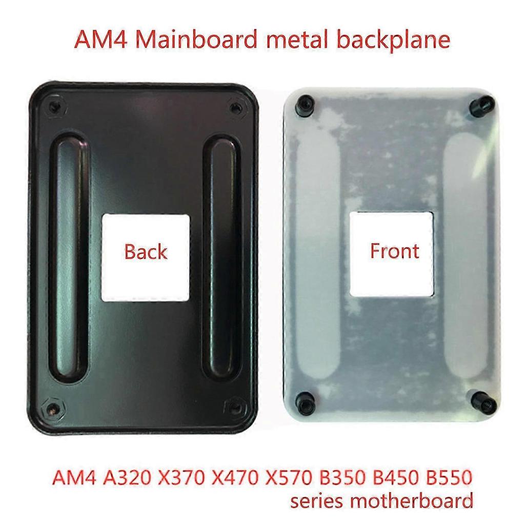 AM4 Motherboards Metal Backplate Holder for Securing AMD4 Heat Sink Base Easy Installs Bracket Yellow
