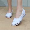 Customized nurse shoes, soft sole, breathable square mouth, small white shoes, beauty salons, hospitals are not tired of work, cloth shoes