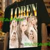 Loren Gray Retro Tee: Unisex Cotton Graphic Shirt