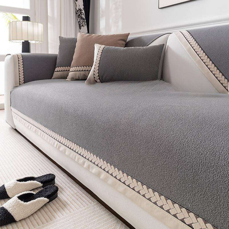 Sofa Cushion Four Seasons Universal Waterproof Antifouling Simple Sofa Cover Cloth Non-Slip Cover Cushion