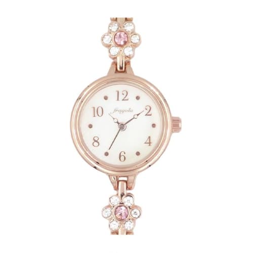 

Fragola Flower Point Bracelet Watch N00424S-4 PG Women s Rose Gold