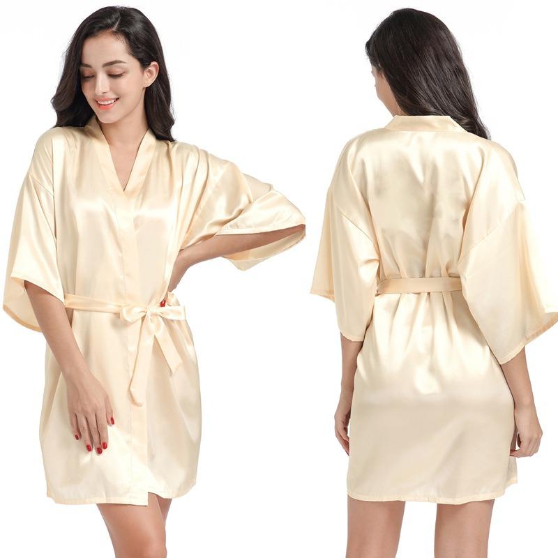 Plus Size Women's Summer Solid Color Thin Sexy Short Cardigan Pajamas