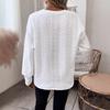 Pulls Automne Hiver & Manches Longues Mode Femme Décontracté Couleur Unie Chaud Ample T-Shirts à Manches Longues pour Femmes