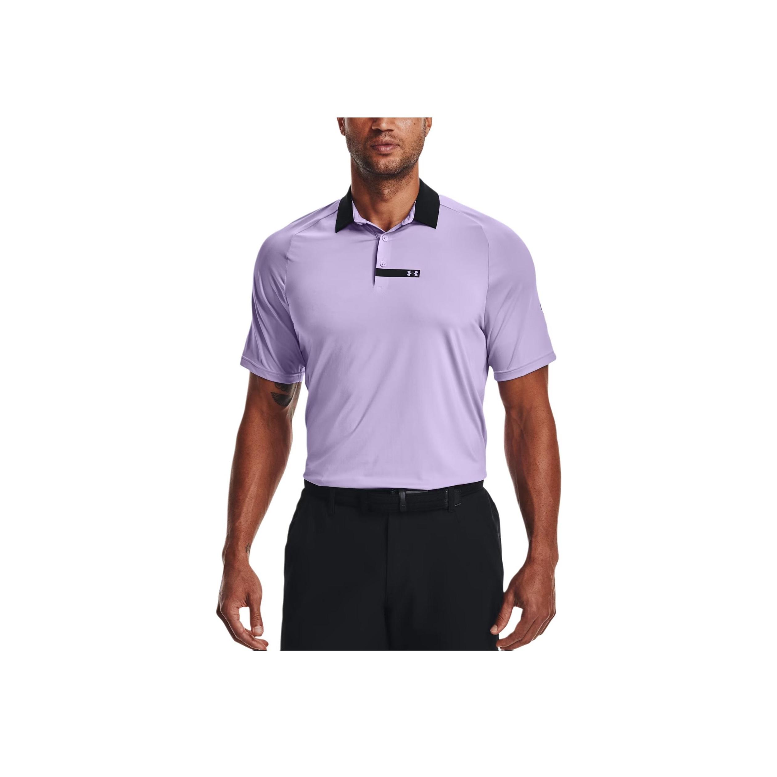 

Under Armour Рубашка поло Rush Series Bonded Golf Slim Fit для мужчин, светло-фиолетовая 1366253-532 XL