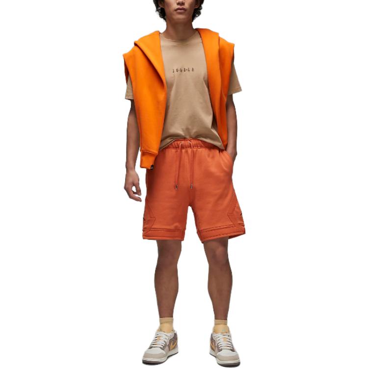 New Nike Casual Shorts Men's Orange DQ7473-812