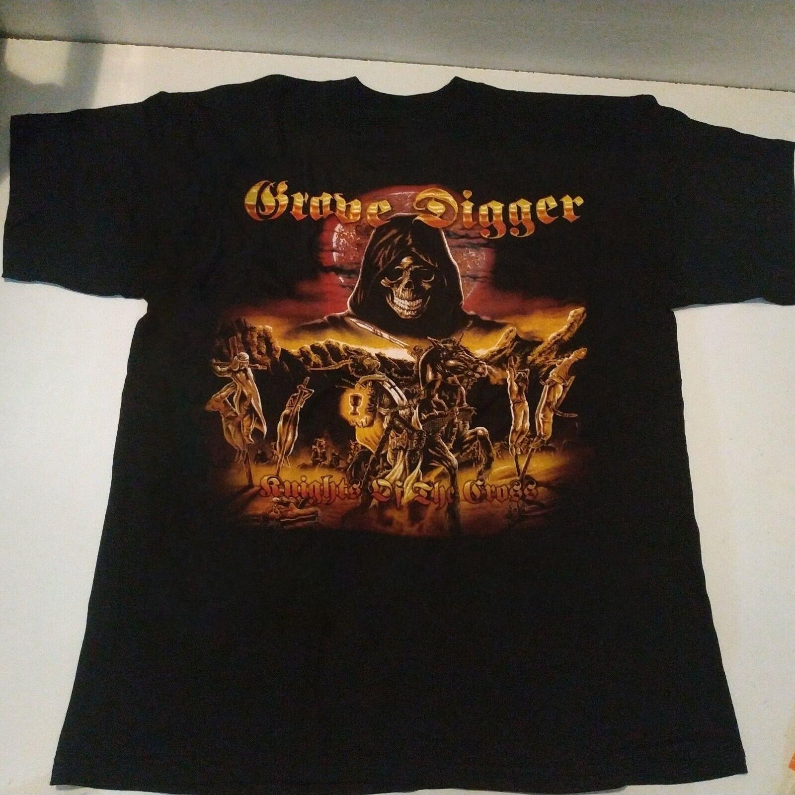 Grave Digger Knights of the Cross Adult Unisex T-Shirt Full Size TS213 XXL