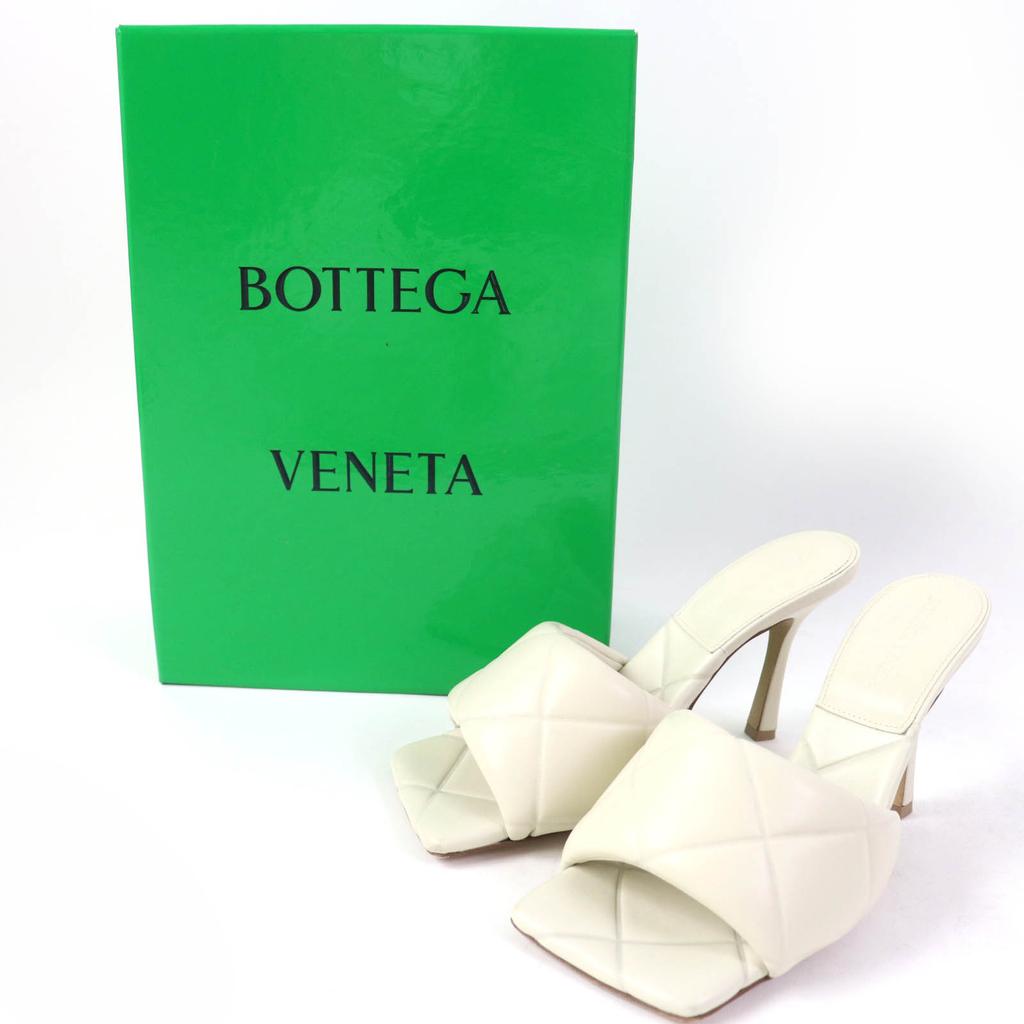 Great BOTTEGAVENETA Mule LIDO Ivory leather Women 38 Used