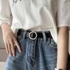 Unique Womens Pu Belt With No Hole Design And Striking Buckle Styles Perfect For Fashion Modern