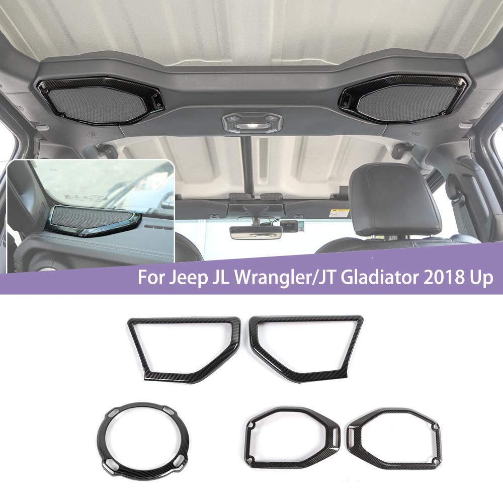 

Автомобильный рожок на стойке крыши, рожок на багажник, декоративная накладка, наклейка, подходит для Wrangler JL/JT Gladiator 2018, аксессуары для интерьера из АБС-пластика