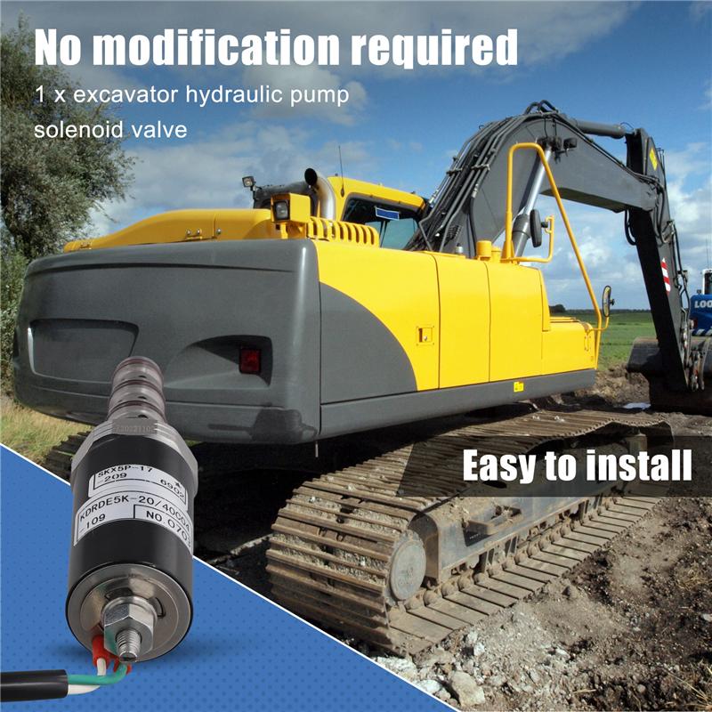 Wytrzymały-8230-32080 SA8230-32080 Części do koparek EC210 EC210B Koparka Pompa hydrauliczna Zawór elektromagnetyczny Do Volvo EC290 240