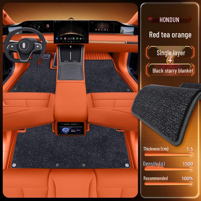 2026 Hongqi S9 TPE Floor Mats: Full Set Interior Carpet for Five Seats
