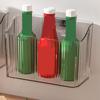 Floating Shelves Bin Organizer Plastic Hole Free Wall Mounted Storage Organizer Box