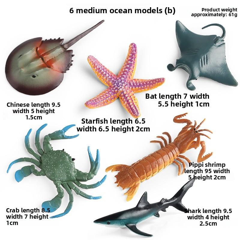 Horse Figures Animal Set With Farm And Marine Animals For Kids Learning And Play