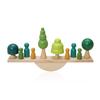 Puzzles Educational Game Montessori Baby Balance Beam Game Toys for Children Nordic Style Wooden Building Blocks Toys for Kids