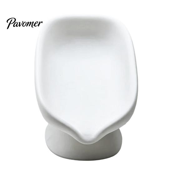 Modern Decorative Soap Case 3D Printed Dish, Self Draining Bar Holder for Bathroom Drainer Sink Countertop, Raised Tray Kitchen and Shower Accessories