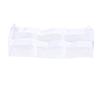 Extra Large Bath Toy Organizer 3 Compartment Horizontal Bathtub Toy Storage Holder Quick Drying Mesh Bag