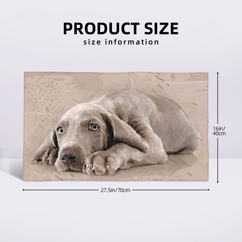 Weimaraner puppy Soft Face Towel Quick Dry Pool Bath Cotton Towels Absorbent