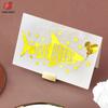 30x100cm 3pcs/pack Glassy Metal Adhesive Vinyl Making Patterns for Cup Window Porcelains Decals Decor and DIY Cards for Cut